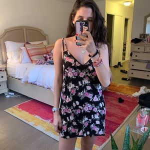 Lightweight Floral Mini Dress